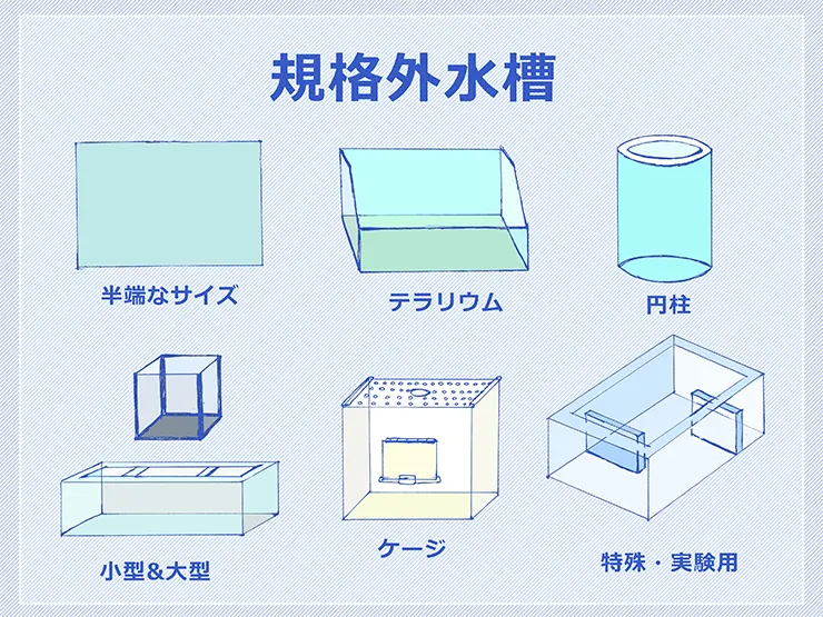 規格外サイズの水槽が欲しい! 買い方や注意点｜アクアリウム情報
