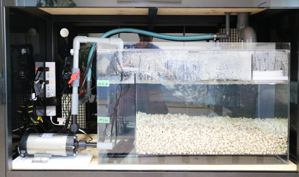 オーバーフロー水槽 濾過層 (2層式) 90×39×30 - 魚用品/水草