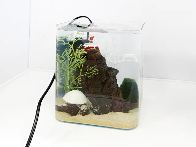 排水可能小型水槽　アクアリウム　テラリウムなどに！ 超小型水槽特集！小さくておしゃれな水槽で飼える熱帯魚とレイアウトと